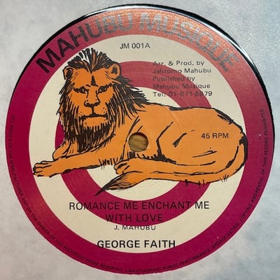 George Faith - Romance Me Enchant Me With Love / I've Been Having Some Beautiful Thoughts About You picture 2