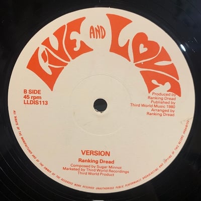Sugar Minott, Ranking Dread - African Girl picture 2