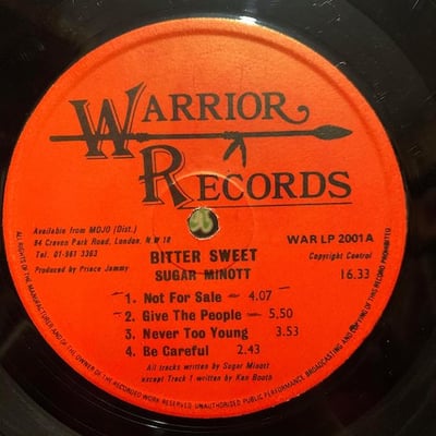 Sugar Minott - Bitter Sweet picture 4