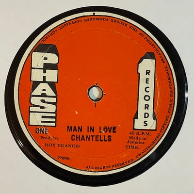 The Chantells - Natty Supper / Man In Love picture 2