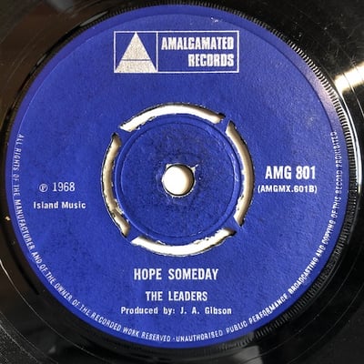 Stranger & Gladdy, The Leaders - Just Like A River / Hope Someday picture 2