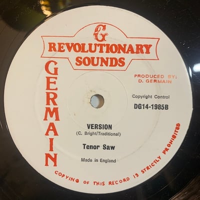 Tenor Saw - No Work On Sunday picture 2