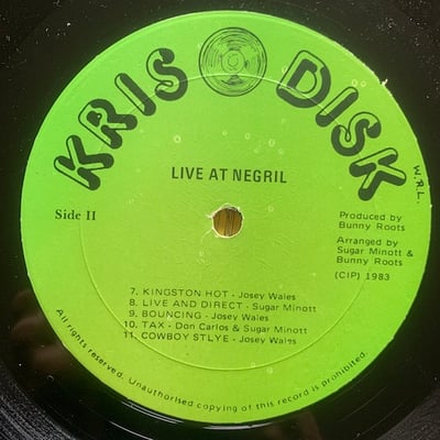 Various - King Stur Gav Hi-Fi Live At Negril picture 4