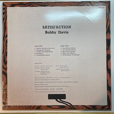 Bobby Davis - Satisfaction picture 2