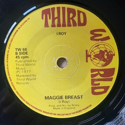 Dennis Brown, I-Roy - Wolf And Leopard / Maggie Breast picture 2
