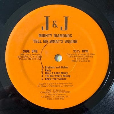 The Mighty Diamonds - ....Tell Me What's Wrong picture 3