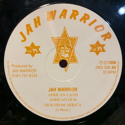 Jah Warrior, Naph-Tali, Jah Warrior - Pollution / African Land picture 2