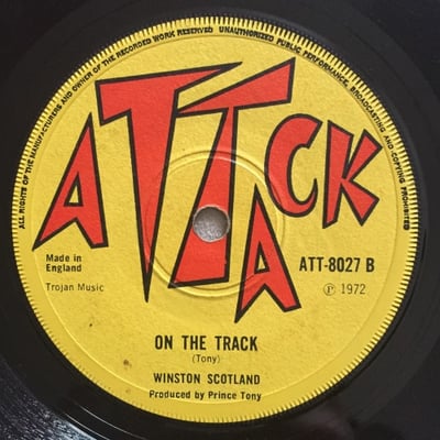 Dennis Alcapone - Fine Style / On The Track picture 2