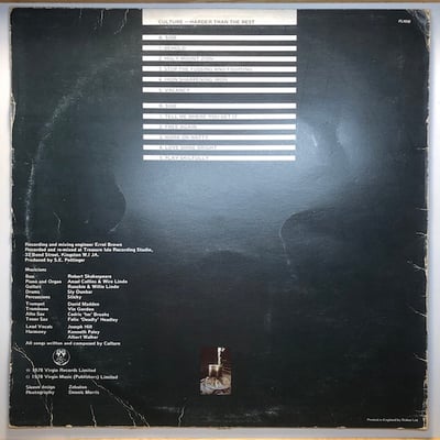 Culture - Harder Than The Rest picture 2