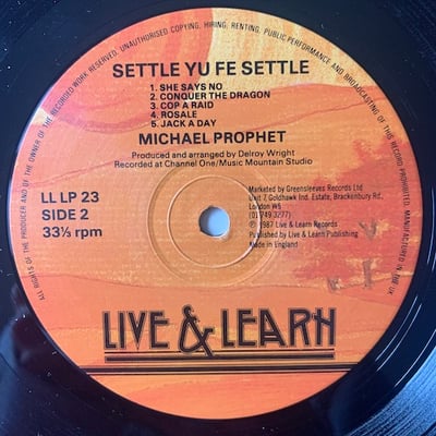 Michael Prophet - Settle Yu Fe Settle picture 4