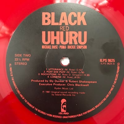 Black Uhuru - Red picture 2