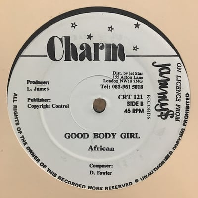 Dennis Brown, African - Give Mi Sweet Loving / Good Body Girl picture 2