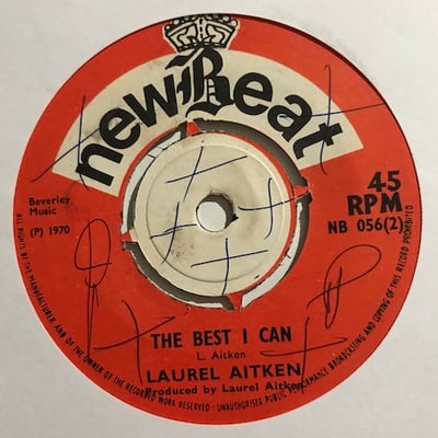 Laurel Aitken - I'll Never Love Any Girl / The Best I Can picture 2