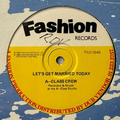 Delroy Wilson, The A-Class Crew - Let's Get Married Today picture 2