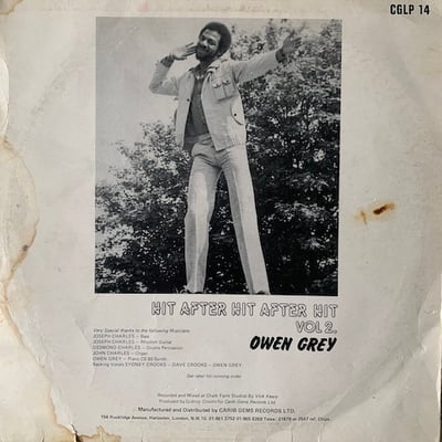 Owen Gray - Hit After Hit After Hit - Vol. 2 picture 2