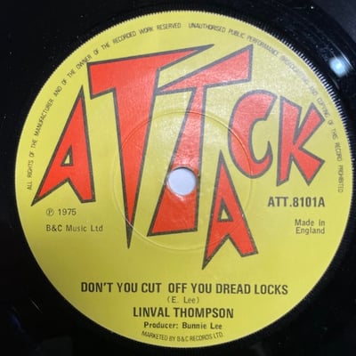 Linval Thompson - Don't You Cut Off You Dread Locks picture 2