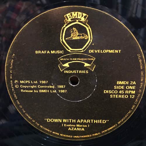 Nya Azania – Down With Aparthied
