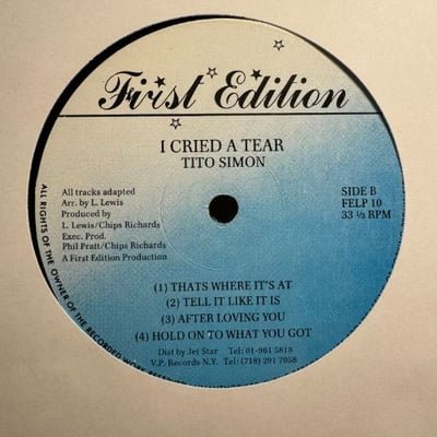 Tito Simon - I Cried A Tear picture 2