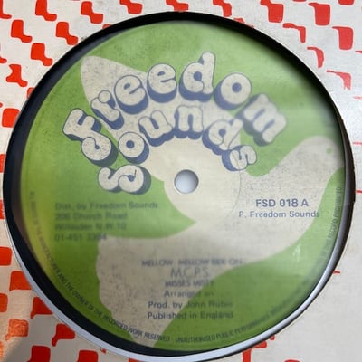 Miss Misty, Freedom Fighter Band - Mellow Mellow Ride On / Ladies Night picture 2