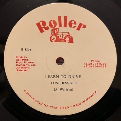 Lone Ranger - Reasons / Learn To Drive picture 2