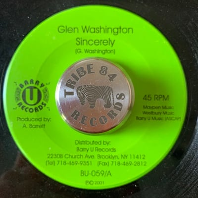 Glen Washington - Sincerely / My Decision picture 2