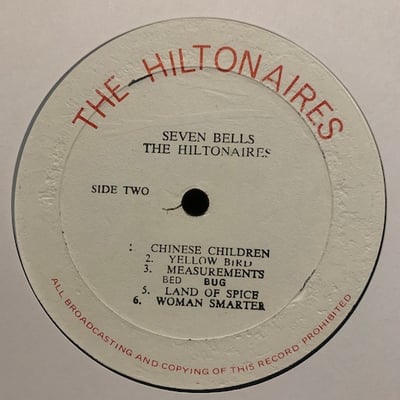 The Hiltonaires - Seven Bells picture 3