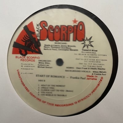 Frankie Paul - Start Of Romance picture 3