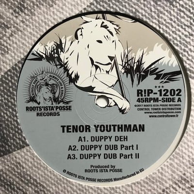 Roots Ista Posse, Tenor Youthman - Duppy Deh / War Inna East picture 2