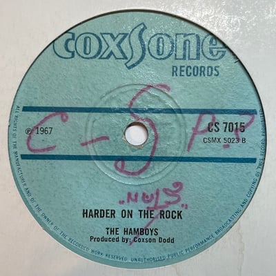 Jeff Dixon, The Hamboys - The Rock / Harder On The Rock picture 2
