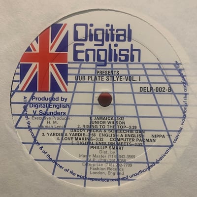 Various - Digital English Presents Dub Plate Style Vol 1. picture 4