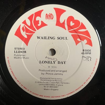 Wailing Souls - Dog Bite / Lonely Day picture 2