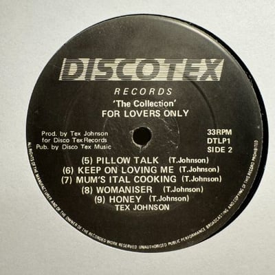 Tex Johnson - 'The Collection' For Lovers Only picture 2