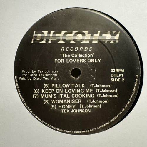 Tex Johnson – 'The Collection' For Lovers Only