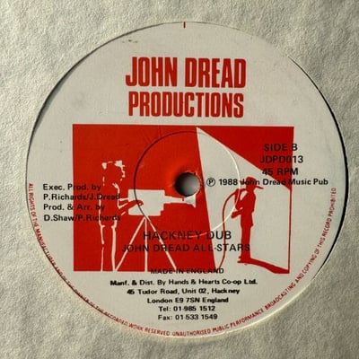 The Mighty Diamonds, John Dread All-Stars - Been So Long/Hackney Dub picture 3