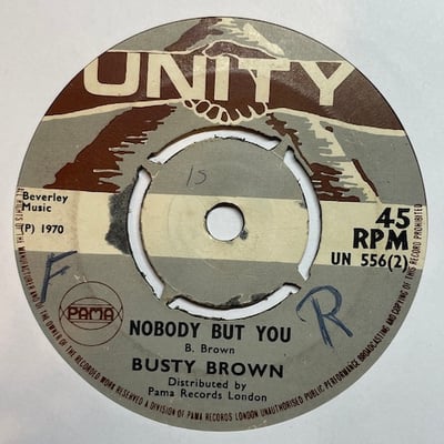 John Holt, Busty Brown - Give Her All The Love / Nobody But You picture 2