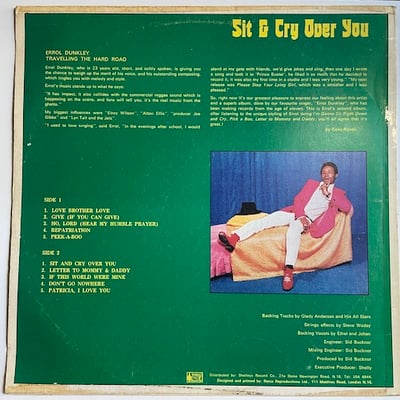 Errol Dunkley - Sit & Cry Over You picture 2