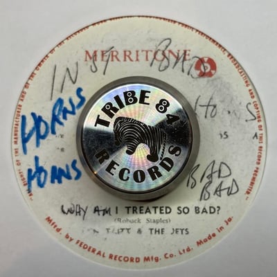 Joe Higgs, Lynn Taitt & The Jets, Lynn Taitt & The Jets - You Hurt My Soul / Why Am I Treated So Bad? picture 2