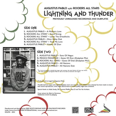 Augustus Pablo, Rockers All Stars - Lightning And Thunder picture 2