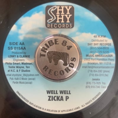 Elephant Man, Zicka P - You Own Di Man / Well Well picture 2