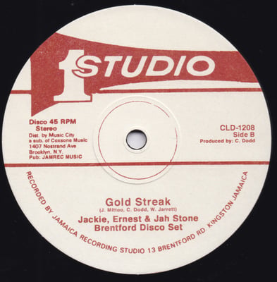 The Righteous Flames, Brentford Disco Set, Jackie Mittoo, Ernest Ranglin, Jah Stone, Brentford Disco Set - Born To Be Loved / Gold Streak picture 3