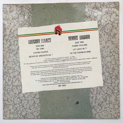 Gregory Isaacs, Dennis Brown - Two Bad Superstars! picture 2