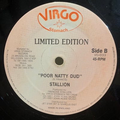 Stallion - Poor Me Natty Dread picture 2