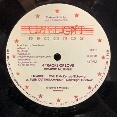 Ricardo McKenzie - 4 Tracks Of Love picture 2