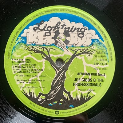 Joe Gibbs & The Professionals - African Dub - All Mighty - Chapter Two picture 3