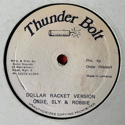 The Mighty Diamonds, Trinity, Ossie Hibbert, Sly & Robbie - Let The Dollar Circulate / Dollar Racket Version picture 3