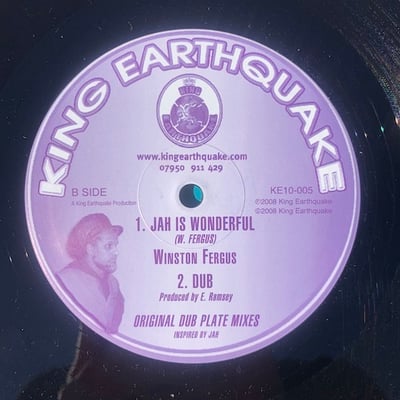 Winston Fergus - Too Much War / Jah Is Wonderful picture 2