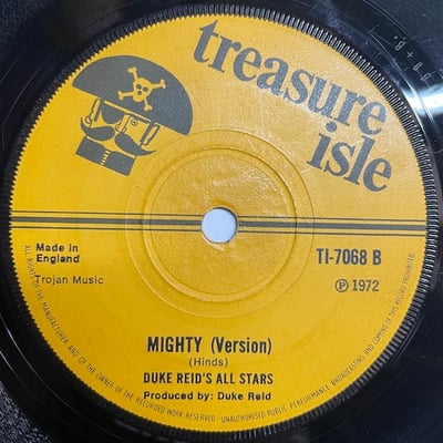 Justin Hinds, Duke Reid's All Stars - Mighty Redeemer / Mighty (Version) picture 2