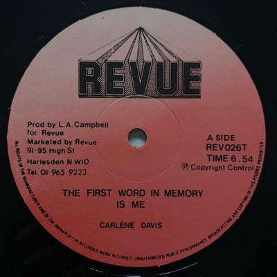 Carlene Davis - The First Word In Memory Is Me picture 3