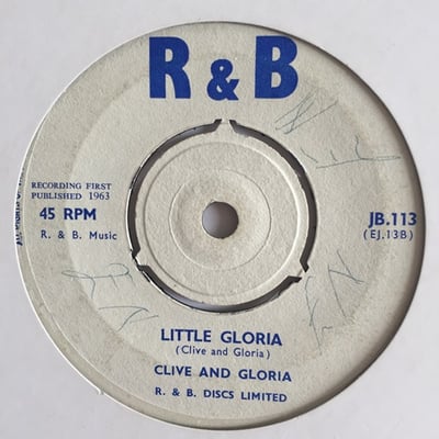Clive And Gloria - Change Of Plan / Little Gloria picture 2