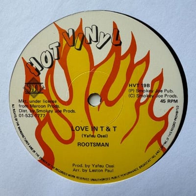 Rootsman - Parkway Rock / Love In T & T picture 4